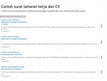 Tablet Screenshot of contoh-surat-lamaran-kerja.blogspot.com