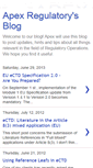 Mobile Screenshot of apexregulatory.blogspot.com