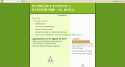 Desktop Screenshot of nutricaodietetica.blogspot.com