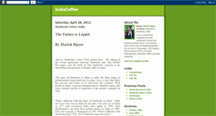 Desktop Screenshot of indiacoffee.blogspot.com