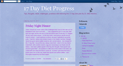 Desktop Screenshot of 17dayprogress.blogspot.com