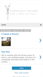 Mobile Screenshot of hometownharvest.blogspot.com