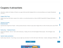 Tablet Screenshot of coupons4attractions.blogspot.com