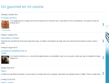 Tablet Screenshot of gourmetenmicocina.blogspot.com