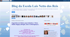 Desktop Screenshot of escola-lais-netto-dos-reis.blogspot.com