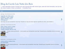 Tablet Screenshot of escola-lais-netto-dos-reis.blogspot.com