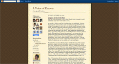 Desktop Screenshot of carolynjean-avoiceofreason.blogspot.com