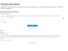 Tablet Screenshot of fractal-nature.blogspot.com