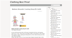 Desktop Screenshot of clothing-blog.blogspot.com