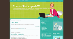 Desktop Screenshot of mamaetaocupada.blogspot.com