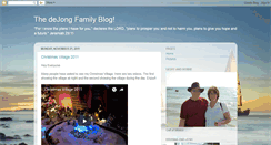 Desktop Screenshot of dejongfamily.blogspot.com