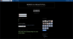 Desktop Screenshot of boredandbeautifulnyc.blogspot.com