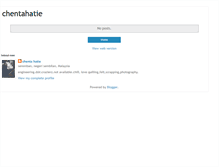 Tablet Screenshot of chentahatie.blogspot.com