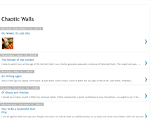 Tablet Screenshot of chaoticwalls.blogspot.com