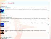 Tablet Screenshot of biologyblockb.blogspot.com