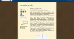 Desktop Screenshot of mecanicainvasiva.blogspot.com