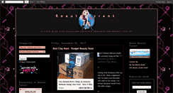 Desktop Screenshot of beauty-tyrant.blogspot.com