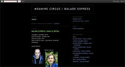 Desktop Screenshot of moaninecircus.blogspot.com