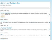 Tablet Screenshot of missloniqahirahsoh.blogspot.com