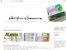 Tablet Screenshot of christineclemmensen.blogspot.com