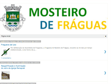 Tablet Screenshot of freguesiademosteirodefraguas.blogspot.com