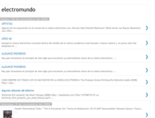 Tablet Screenshot of electro-electromundo.blogspot.com