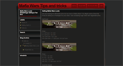 Desktop Screenshot of mafiawars-tipsntrick.blogspot.com