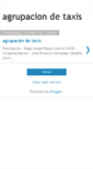 Mobile Screenshot of agrupaciondetaxis.blogspot.com