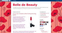 Desktop Screenshot of belledebeauty.blogspot.com