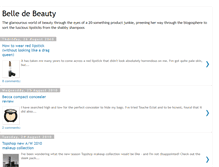 Tablet Screenshot of belledebeauty.blogspot.com