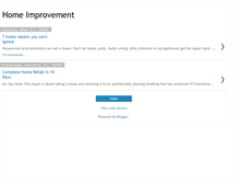 Tablet Screenshot of homeimprover.blogspot.com