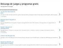 Tablet Screenshot of descargadirectadejuegos.blogspot.com