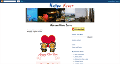 Desktop Screenshot of hallyufever.blogspot.com