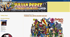 Desktop Screenshot of julianperezconquerstheuniverse.blogspot.com