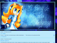 Tablet Screenshot of elblogdemariathehedgehog.blogspot.com