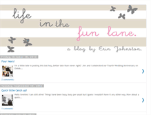 Tablet Screenshot of ej-lifeinthefunlane.blogspot.com