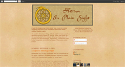 Desktop Screenshot of hidden-plainsight.blogspot.com