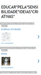 Mobile Screenshot of educarpelasensibilidadeideiacriativa.blogspot.com