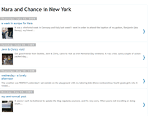 Tablet Screenshot of chanceandnara.blogspot.com