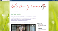 Desktop Screenshot of lilsbeautycorner.blogspot.com