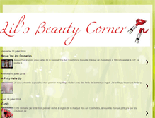 Tablet Screenshot of lilsbeautycorner.blogspot.com