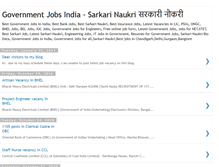 Tablet Screenshot of govt-jobs-fair.blogspot.com