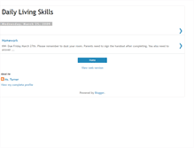 Tablet Screenshot of dailylivingskills.blogspot.com