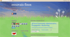 Desktop Screenshot of enxovaisfinos.blogspot.com