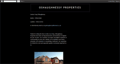 Desktop Screenshot of oshaughnessyproperties.blogspot.com