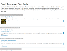 Tablet Screenshot of caminhandoporsp.blogspot.com