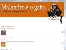 Tablet Screenshot of malandroeogato.blogspot.com