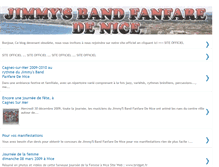 Tablet Screenshot of jimmy-s-band-fanfare-de-nice.blogspot.com