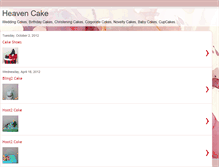 Tablet Screenshot of heavencake.blogspot.com