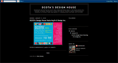 Desktop Screenshot of dcotadesignhouse.blogspot.com